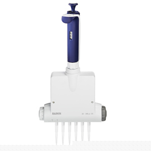 RAININ瑞寧LA6-300XLS手動(dòng)間距可調(diào)6道移液器